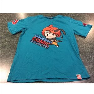 Vintage Shanghai Comic Con Staff Tee Size Medium